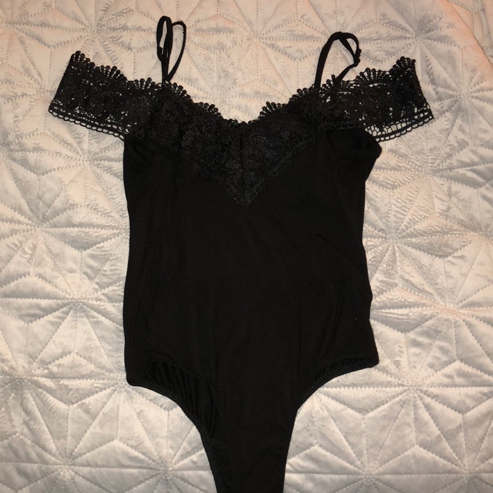 Windsor Black lace bodysuit